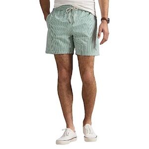 Polo Ralph Lauren Cotton Blend Seersucker Green White  Swimming Trunk XXL